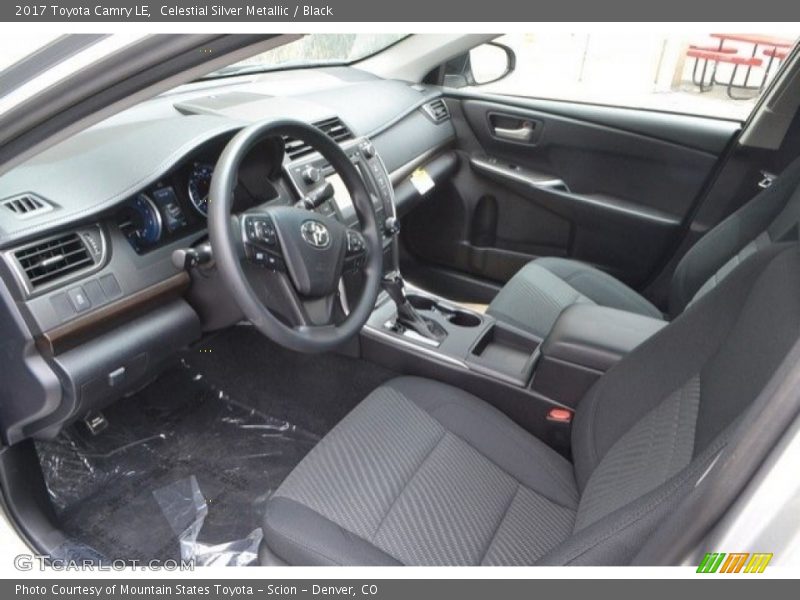 Celestial Silver Metallic / Black 2017 Toyota Camry LE