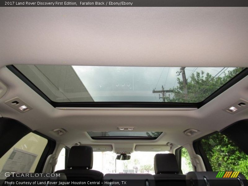 Sunroof of 2017 Discovery First Edition