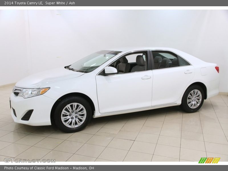 Super White / Ash 2014 Toyota Camry LE