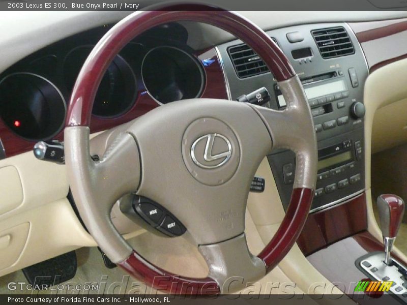Blue Onyx Pearl / Ivory 2003 Lexus ES 300