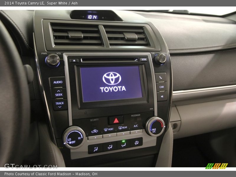 Super White / Ash 2014 Toyota Camry LE