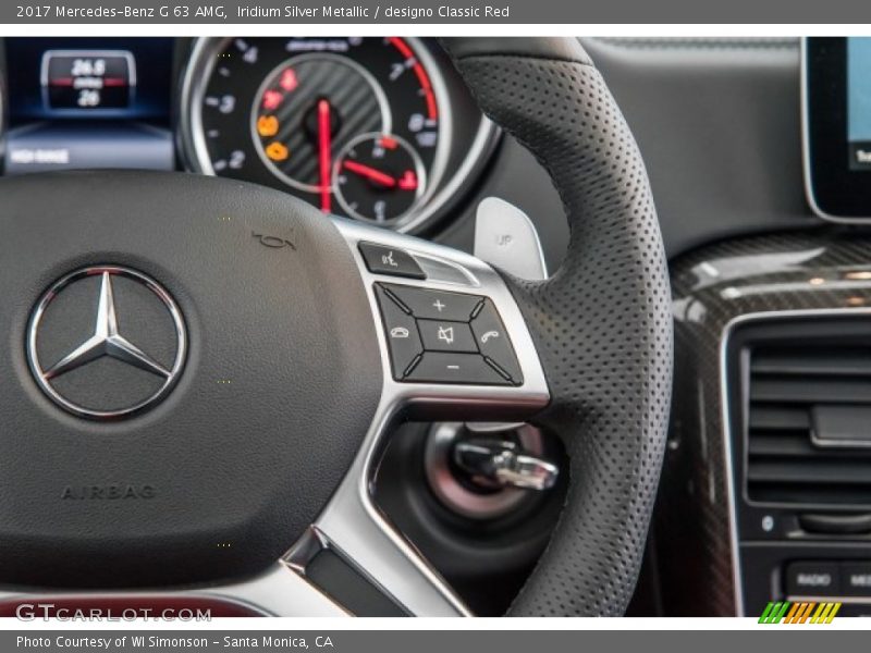 Controls of 2017 G 63 AMG