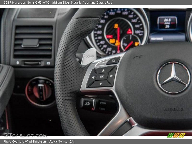 Controls of 2017 G 63 AMG