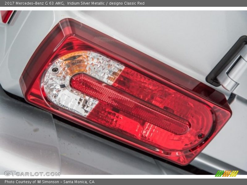 Iridium Silver Metallic / designo Classic Red 2017 Mercedes-Benz G 63 AMG