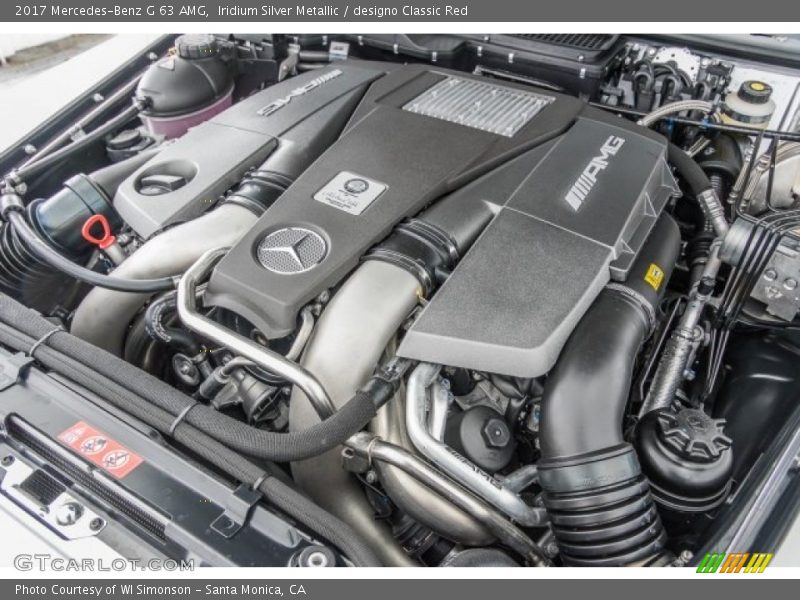  2017 G 63 AMG Engine - 5.5 Liter AMG biturbo DOHC 32-Valve VVT V8