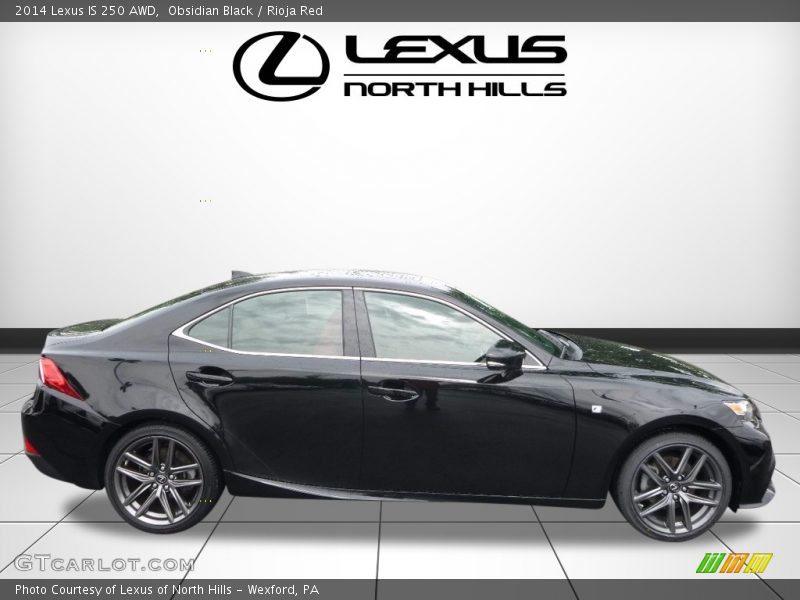 Obsidian Black / Rioja Red 2014 Lexus IS 250 AWD