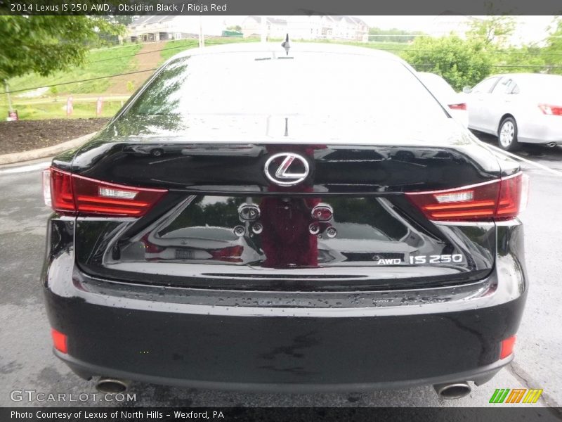 Obsidian Black / Rioja Red 2014 Lexus IS 250 AWD