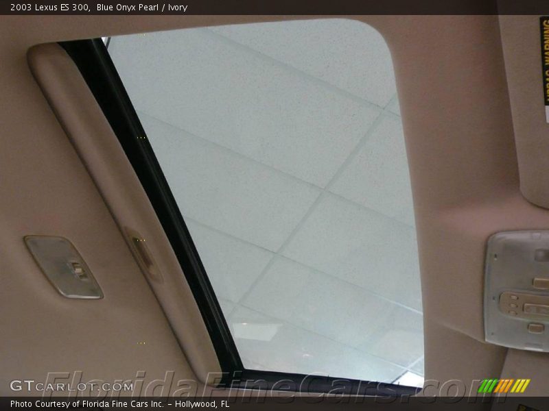 Blue Onyx Pearl / Ivory 2003 Lexus ES 300