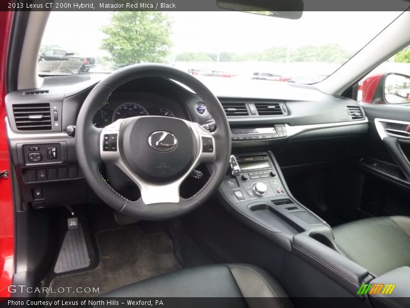 Matador Red Mica / Black 2013 Lexus CT 200h Hybrid