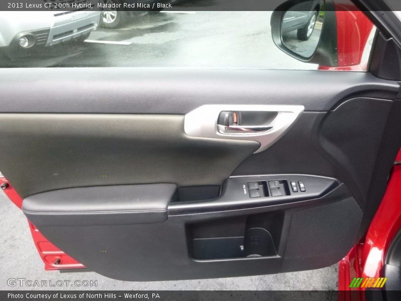 Matador Red Mica / Black 2013 Lexus CT 200h Hybrid