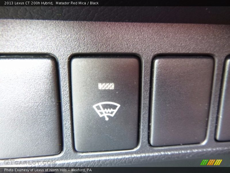 Matador Red Mica / Black 2013 Lexus CT 200h Hybrid