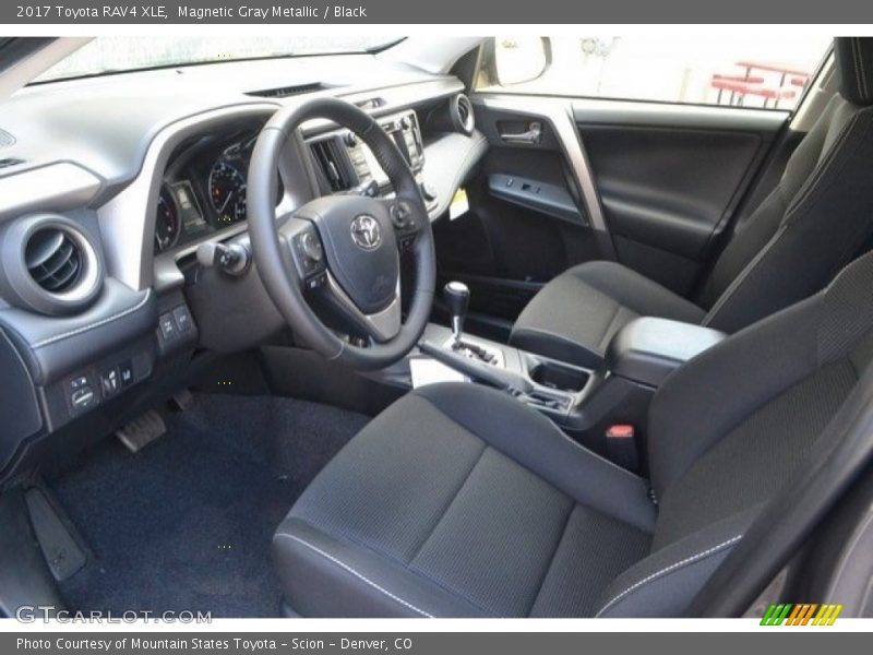 Magnetic Gray Metallic / Black 2017 Toyota RAV4 XLE