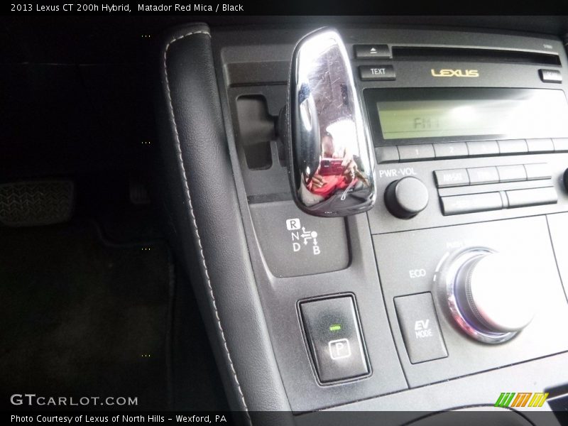 Matador Red Mica / Black 2013 Lexus CT 200h Hybrid