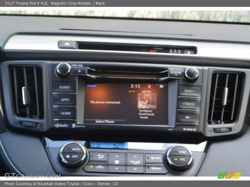 Magnetic Gray Metallic / Black 2017 Toyota RAV4 XLE