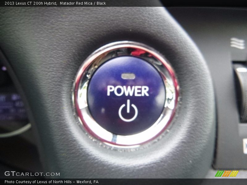Matador Red Mica / Black 2013 Lexus CT 200h Hybrid