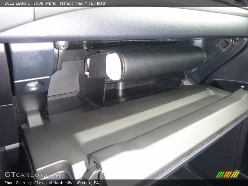 Matador Red Mica / Black 2013 Lexus CT 200h Hybrid