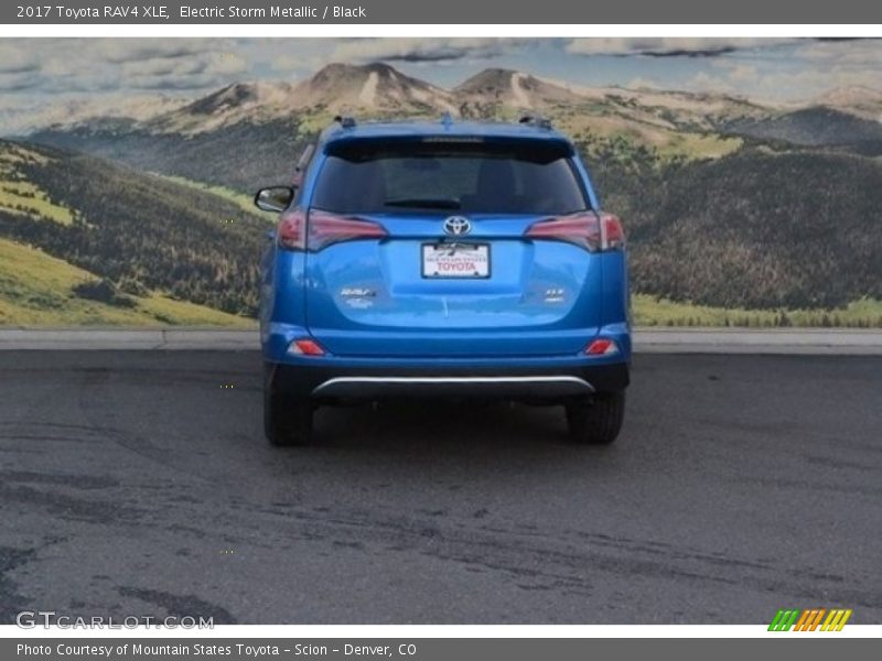 Electric Storm Metallic / Black 2017 Toyota RAV4 XLE