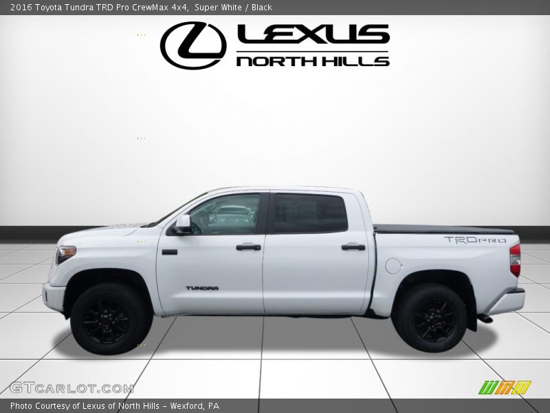 Super White / Black 2016 Toyota Tundra TRD Pro CrewMax 4x4