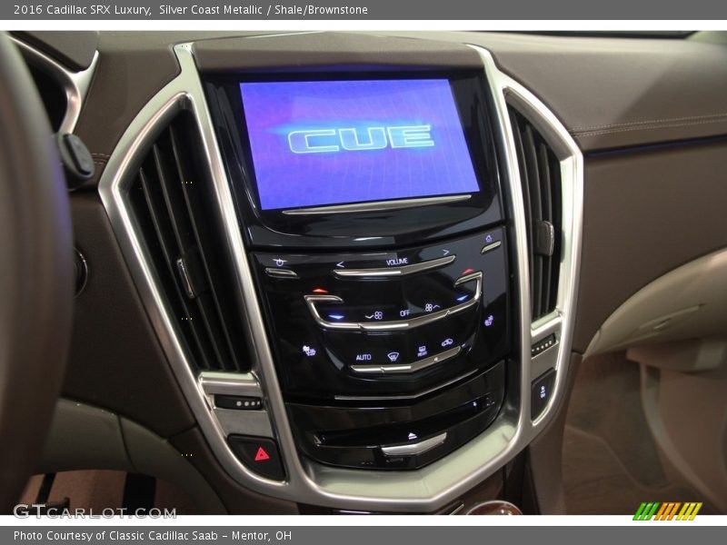 Silver Coast Metallic / Shale/Brownstone 2016 Cadillac SRX Luxury