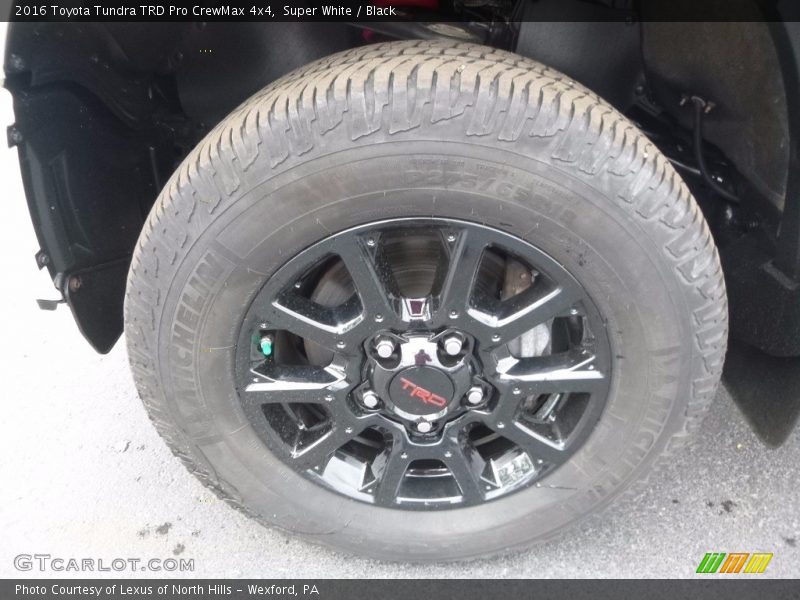 Super White / Black 2016 Toyota Tundra TRD Pro CrewMax 4x4
