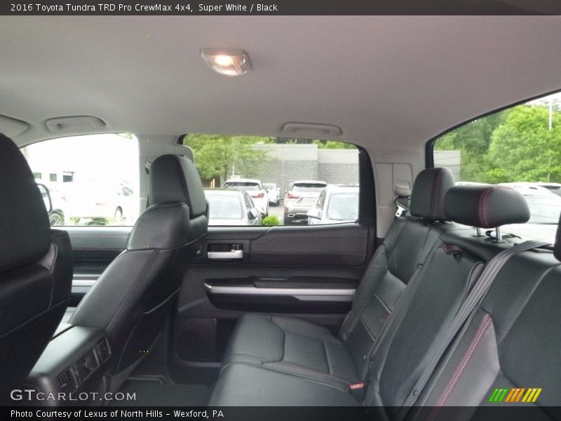 Rear Seat of 2016 Tundra TRD Pro CrewMax 4x4