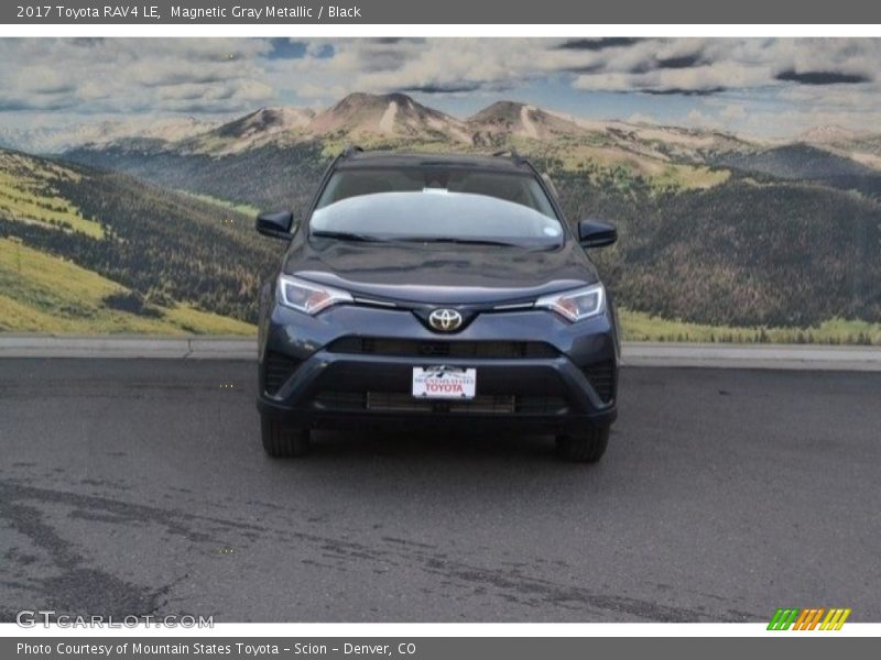 Magnetic Gray Metallic / Black 2017 Toyota RAV4 LE