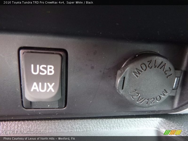 Super White / Black 2016 Toyota Tundra TRD Pro CrewMax 4x4