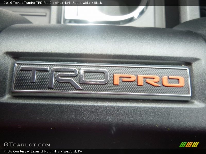  2016 Tundra TRD Pro CrewMax 4x4 Logo