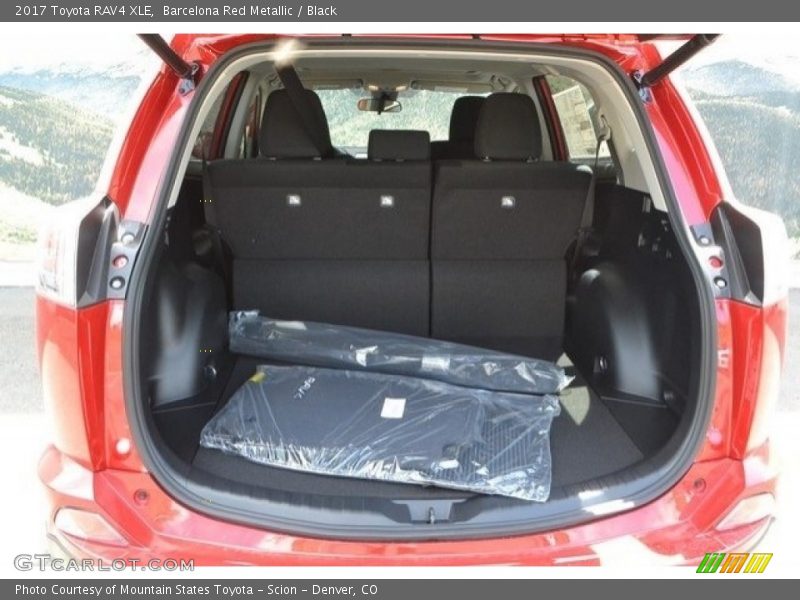 Barcelona Red Metallic / Black 2017 Toyota RAV4 XLE