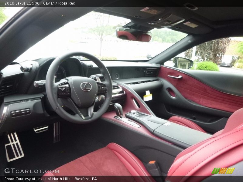  2018 LC 500 Rioja Red Interior