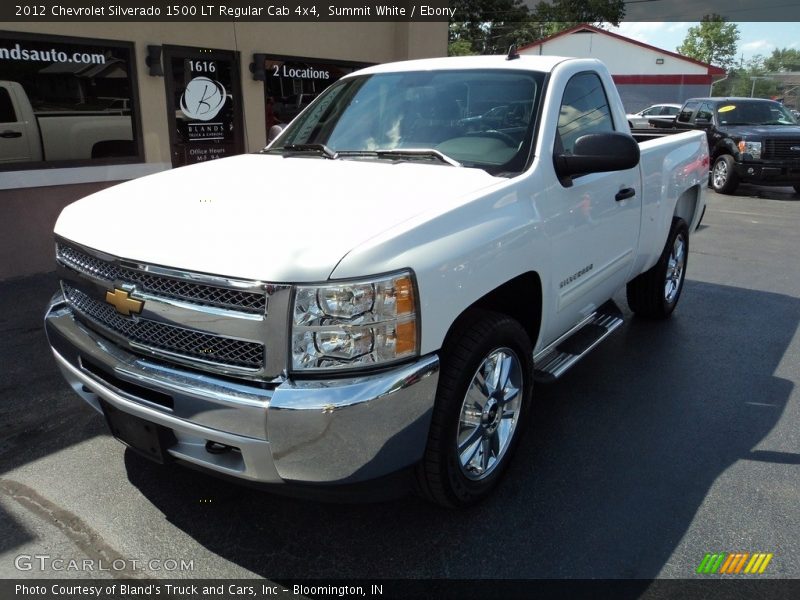 Summit White / Ebony 2012 Chevrolet Silverado 1500 LT Regular Cab 4x4