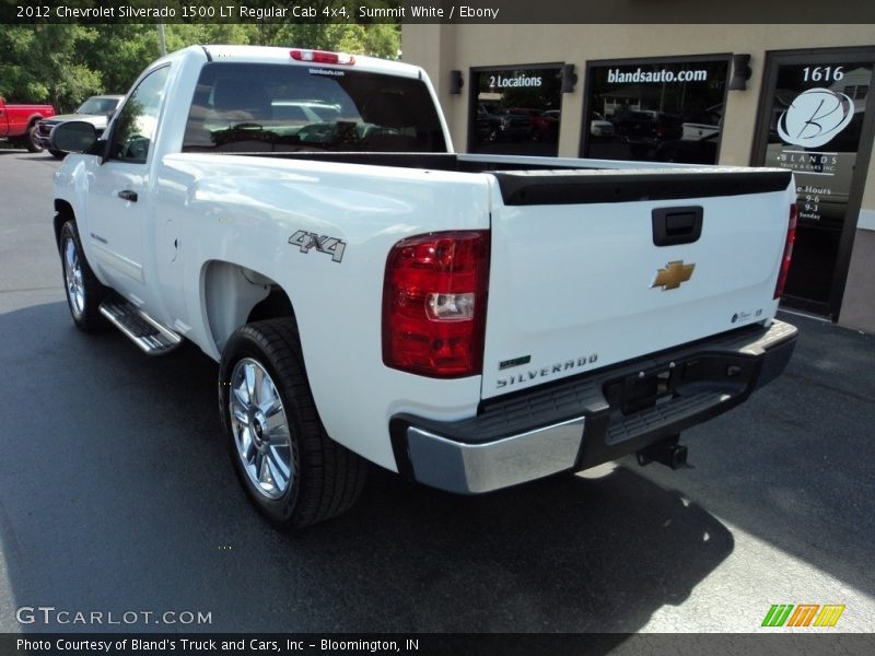 Summit White / Ebony 2012 Chevrolet Silverado 1500 LT Regular Cab 4x4