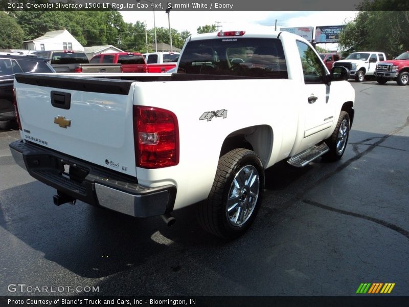 Summit White / Ebony 2012 Chevrolet Silverado 1500 LT Regular Cab 4x4