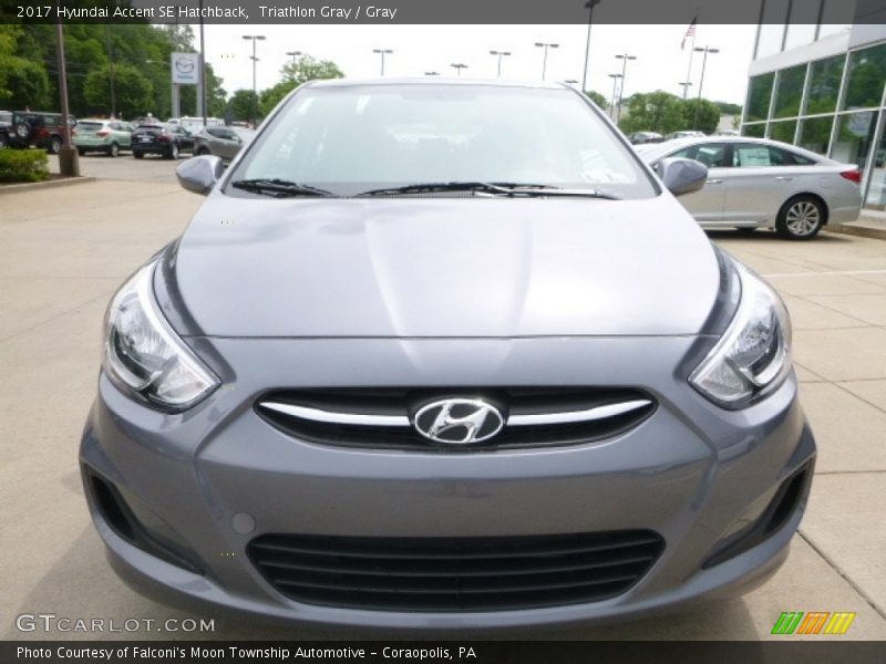 Triathlon Gray / Gray 2017 Hyundai Accent SE Hatchback