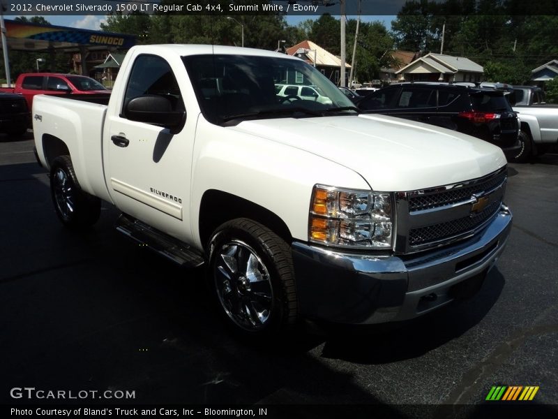 Summit White / Ebony 2012 Chevrolet Silverado 1500 LT Regular Cab 4x4