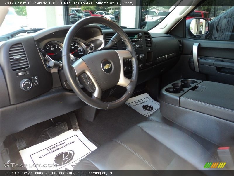 Summit White / Ebony 2012 Chevrolet Silverado 1500 LT Regular Cab 4x4