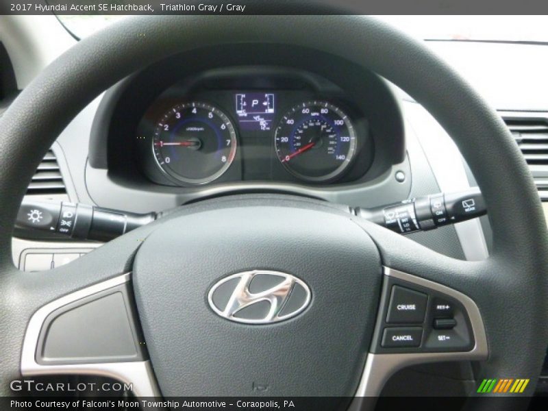 Triathlon Gray / Gray 2017 Hyundai Accent SE Hatchback