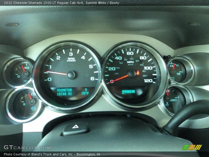 Summit White / Ebony 2012 Chevrolet Silverado 1500 LT Regular Cab 4x4