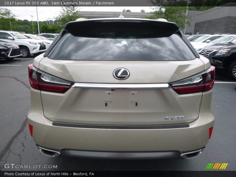 Satin Cashmere Metallic / Parchment 2017 Lexus RX 350 AWD