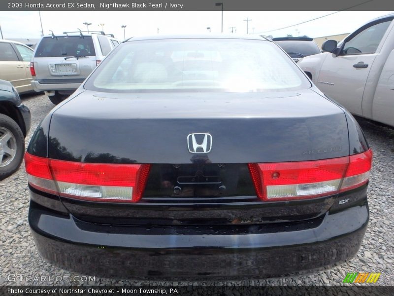 Nighthawk Black Pearl / Ivory 2003 Honda Accord EX Sedan