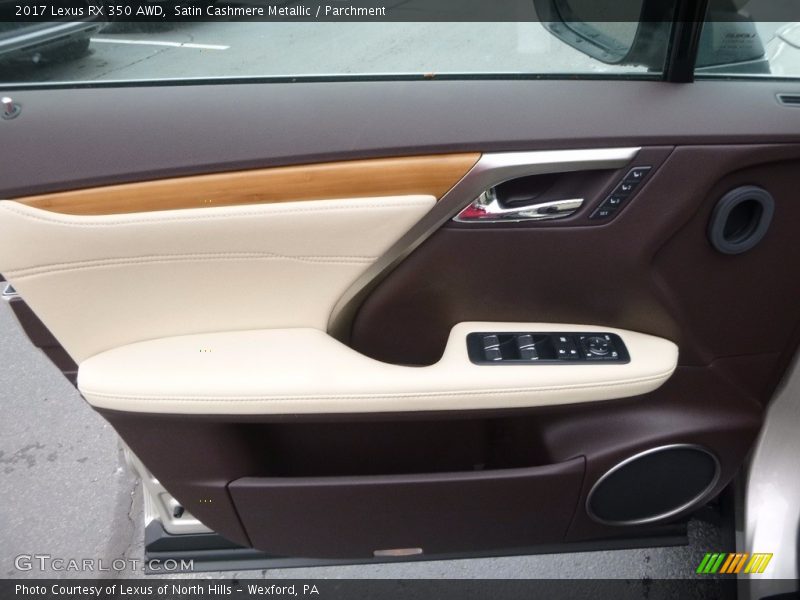 Satin Cashmere Metallic / Parchment 2017 Lexus RX 350 AWD