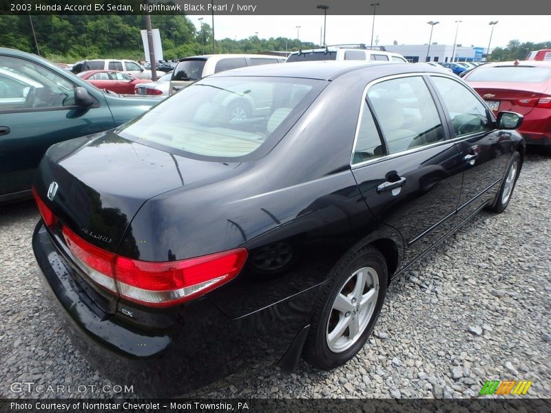Nighthawk Black Pearl / Ivory 2003 Honda Accord EX Sedan