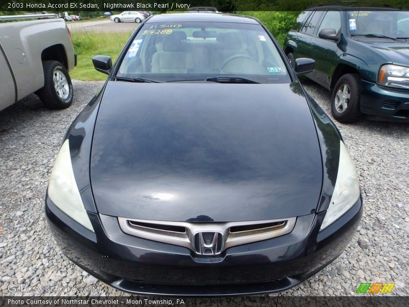 Nighthawk Black Pearl / Ivory 2003 Honda Accord EX Sedan