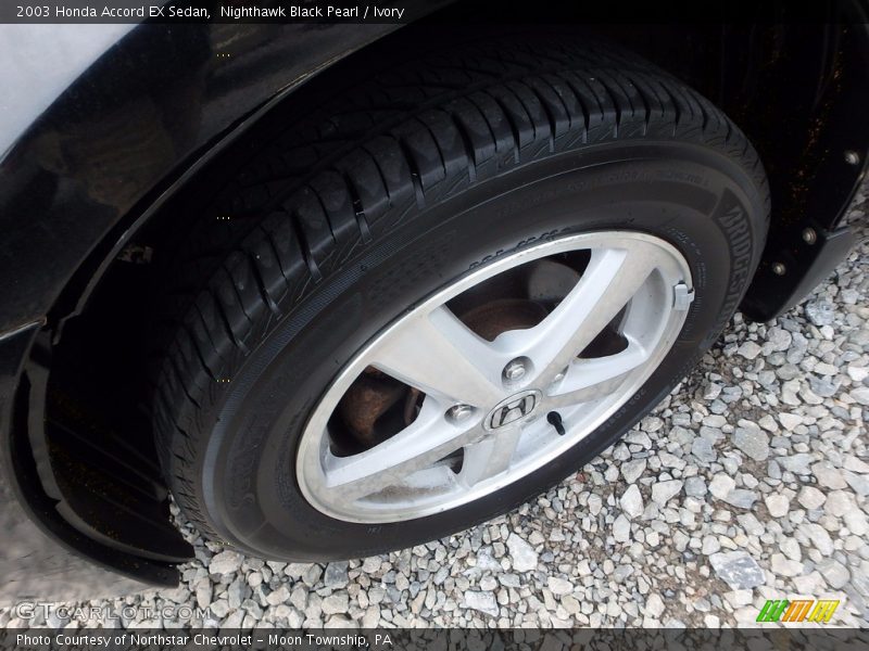 Nighthawk Black Pearl / Ivory 2003 Honda Accord EX Sedan