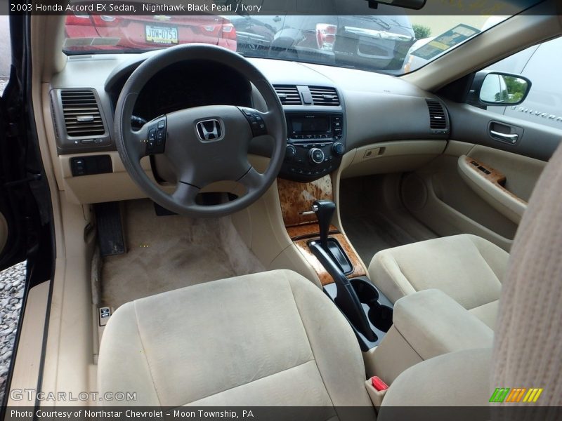 Nighthawk Black Pearl / Ivory 2003 Honda Accord EX Sedan