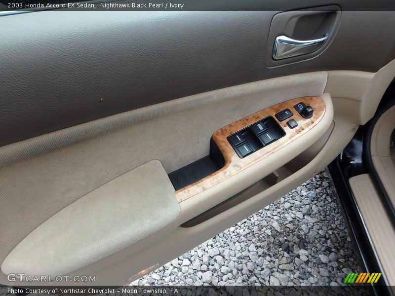 Nighthawk Black Pearl / Ivory 2003 Honda Accord EX Sedan