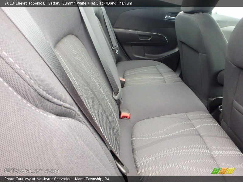 Summit White / Jet Black/Dark Titanium 2013 Chevrolet Sonic LT Sedan