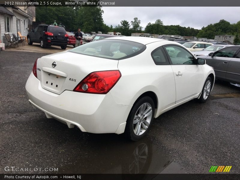 Winter Frost White / Charcoal 2012 Nissan Altima 2.5 S Coupe