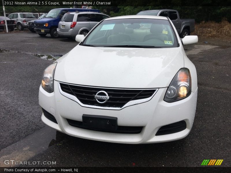 Winter Frost White / Charcoal 2012 Nissan Altima 2.5 S Coupe
