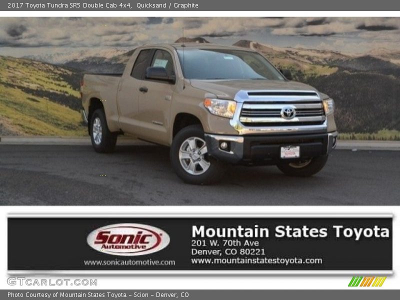 Quicksand / Graphite 2017 Toyota Tundra SR5 Double Cab 4x4